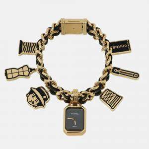 Chanel Premiere H9859 Quartz Black Stainless Steel Women's Wristwatch 15 mm