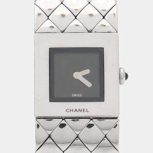 Pre Owned Chanel Metalasse Quartz Stainless Steel Women's Wristwatch 19 mm