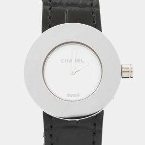 Pre Owned Chanel La Ronde Quartz Stainless Steel Women's Wristwatch 29 mm