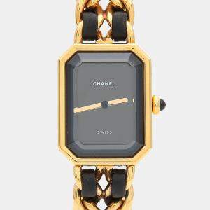 Chanel Premiere Quartz Gold Plated Stainless Steel Womenâs Wristwatch 20 mm