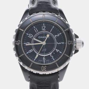 Chanel J12 Quartz Ceramic Stainless Steel Women's Wristwatch 34 mm