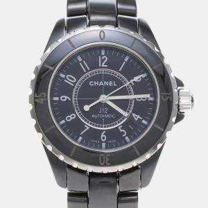 Pre Owned Chanel J12 Automatic Ceramic Stainless Steel women's Wristwatch 39 mm