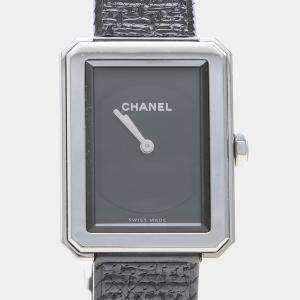 مملوكة مسبقًا Chanel Boyfriend Quartz Stainless Steel Women's Wristwatch 22 mm