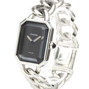 Chanel Black Stainless Steel Premiere H0452 Quartz Women's Wristwatch 20 MM