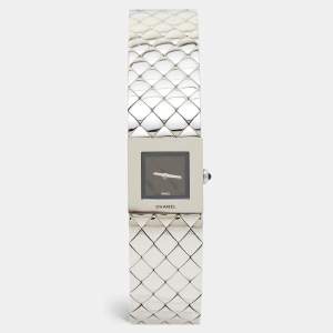Chanel Black Stainless Steel Metalasse H0009 Women's Wristwatch 19 mm