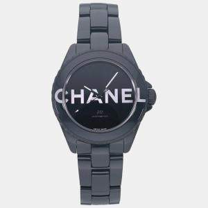 Chanel Black Ceramic J12 H7418 Automatic Women's Wristwatch 38 mm