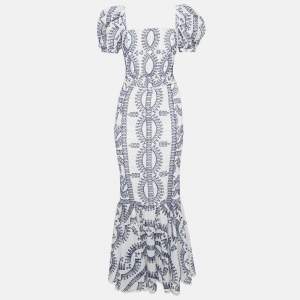 Pre Owned ```json
{"name": "Charo Ruiz White/Blue Broderie Anglaise Shirring Top and Skirt Set S", "name_ar": "\u0637\u0642\u0645 \u062a\u0648\u0628 \u0648\u062a\u0646\u0648\u0631\u0629 \u062a\u062c\u0645\u064a\u0639 \u0628\u0631\u0648\u062f\u0631\u064a\u0647 \u062