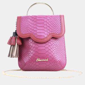 Pre Owned Charriol Mulberry Leather PALAIS ROYAL Clutch Bag