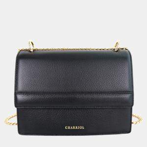 Charriol Black Leather Forever Handbag