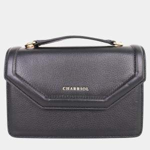 Charriol Black Leather Twilight Handbag