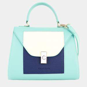 Pre Owned Charriol Blue & Navy Leather LE REVE Handbag