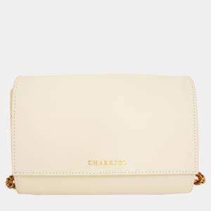Charriol OffWhite Leather Chameleon Crossbody