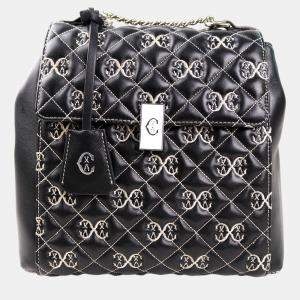 Pre Owned Charriol Black/Beige Leather LE REVE Backpack