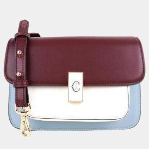 Charriol Blue/Cream/Bordeaux Leather LE REVE Crossbody