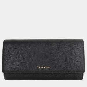 Charriol Black Leather  Wallet
