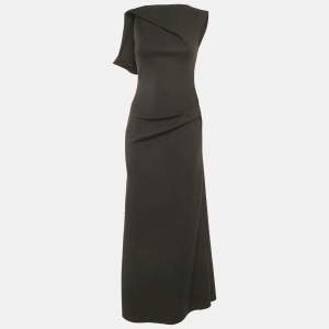 Chats By C.Dam Black Jersey Sleeveless Maxi Dress S