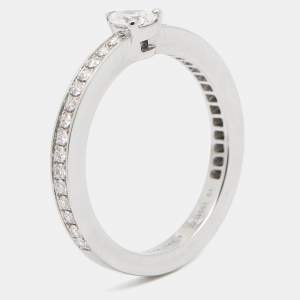 Chaumet Triomphe de Chaumet Diamond Platinum Ring Size 51