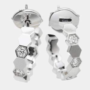 Chaumet Bee My Love Diamond 18k White Gold Earrings