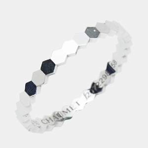 Pre Owned خاتم شوميه بي ماي لوف ذهب أبيض عيار 18 مقاس 57