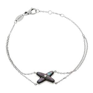 Chaumet Jeux de Liens Diamond Grey Mother of Pearl 18K White Gold Bracelet