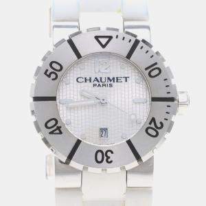 Pre Owned Chaumet Class One Quartz Silver Stainless Steel Women's Wristwatch 33 mm