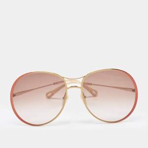 Chloe Brown Gradient CH0016S Aviator Sunglasses