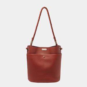 Chloe Brown - Leather - Medium Bucket Shoulder Bag