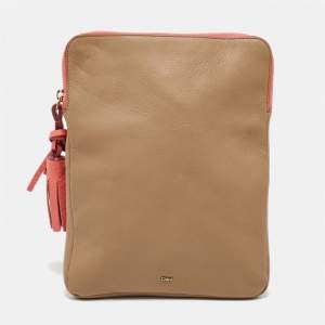 Chloe Beige Leather Eva iPad Cover