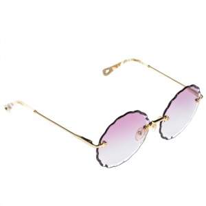 Chloe Gold /Pink Gradient CE142S Rosie Flower Sunglasses
