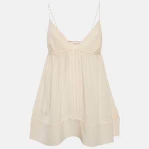 Chloé Pinky Nude Silk  Camisole Top S