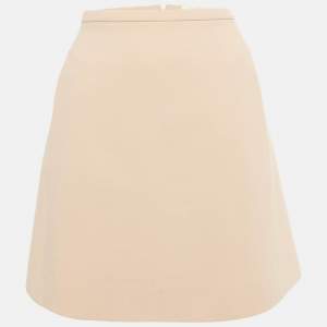 مملوكة مسبقًا تنورة كلوي صوف وردي داكن صغيرة المقاس