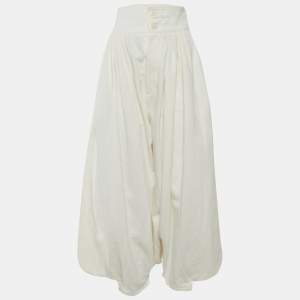 مملوكة مسبقًا Chloe Off-White Denim Iconic Milk Balloon Pants M