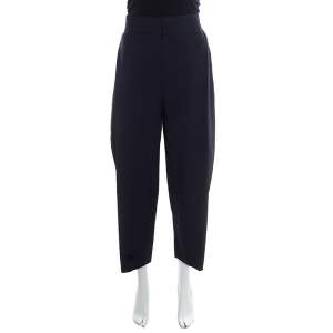 Pre Owned Chloe Ultra Marine Pleat Detail High Waist Culottes S
