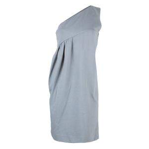 Pre Owned Chloe Grey One Shoulder Dress S
