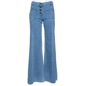 Chloe Blue Denim Flared Jeans S
