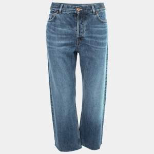 Chloe Blue Denim Straight-Leg Semeru Jeans M Waist 29"