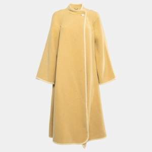 Chloe Beige Wool Wide Sleeve Coat S