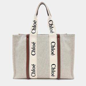 Pre Owned Chloe Woody Large Bag