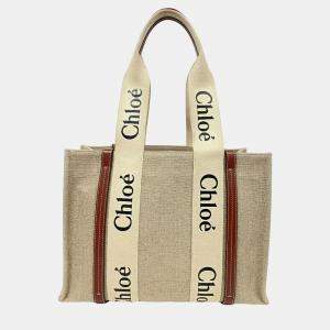 Chloe Beige ody Medium Tote Bag