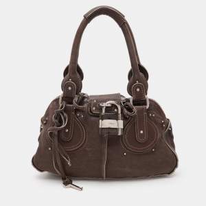 Chloe Brown Leather Paddington Satchel
