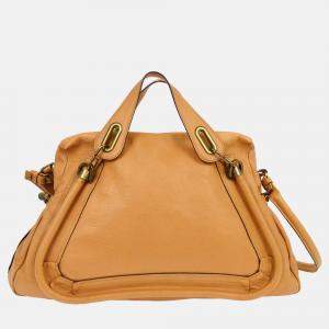 Pre Owned Chloe Beige Parary 2way Handbag