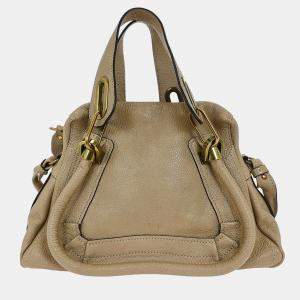 Pre Owned Chloe Beige Paraty 2Way Handbag