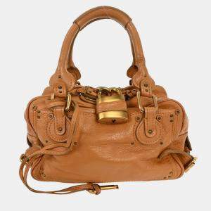 Pre Owned Chloe Brown Paddington Mini Handbag