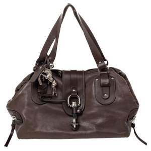 Pre Owned Chloe Brown Leather Kerala Satchel