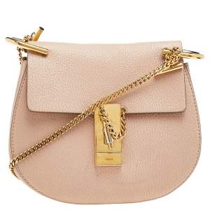 Pre Owned Chloé Beige Leather Drew Shoulder Bag