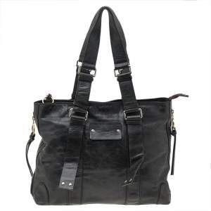 Chloe Black Leather Tote