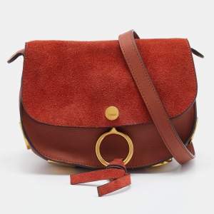 Pre Owned Chloe Tan Leather Mini Kurtis Shoulder Bag