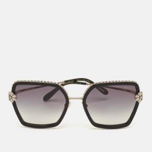 Pre Owned Chopard Black Gradient SCHG34S Red Carpet Square Sunglasses