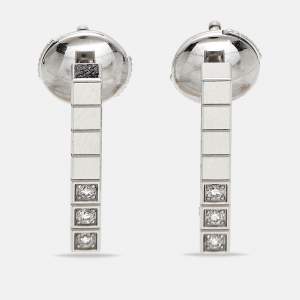 Chopard Ice Cube Diamonds 18k White Gold Earrings