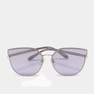 Chopard Purple SCHF 78S Crystals Cat Eye Sunglasses